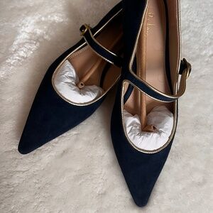 Boden Pointed Toe Mary Jane Flats